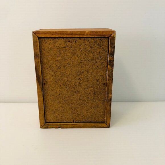 Small Wood Trinket Box Cottage Core Vintage Country - Picture 8 of 8